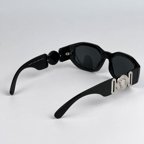 Versace Men Sunglasses Black Smoke Rectangle VE4361 Medusa Biggie 542287 NEW - Picture 5 of 13