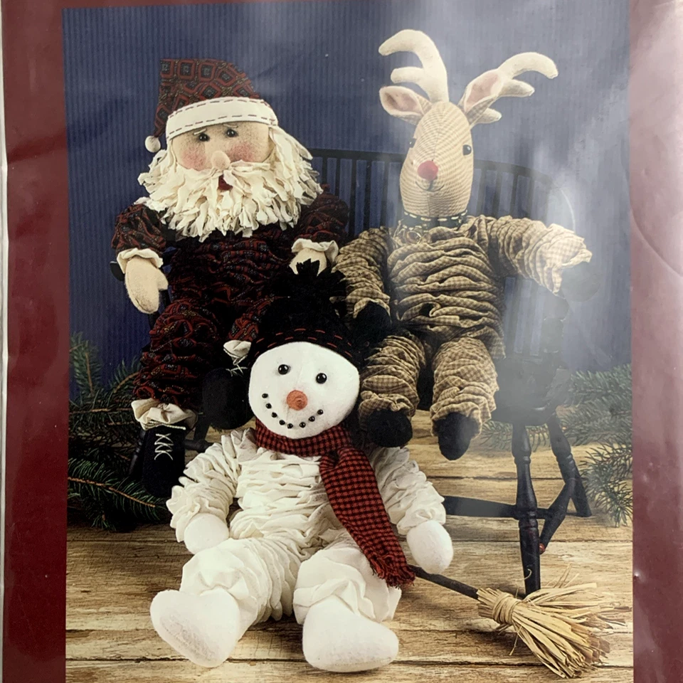 Yo Yo’s Toy Dolls  Sewing Pattern  Indygo Junction Yuletide 14” Karen Kottke - Image 3 of 4