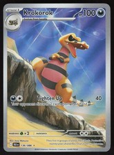 Krokorok 136/086 Illustration Rare Holofoil SV: Black Bolt Pokemon NM on eBay