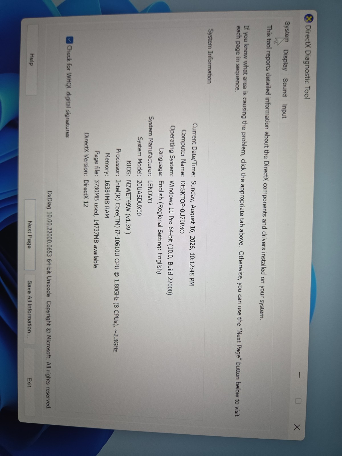 Lenovo ThinkPad X1 Carbon 8th Gen, 14-Inch Laptop, with Intel Core i7 10th Gen.
