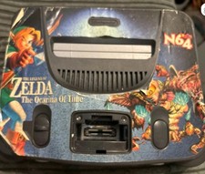 Nintendo 64 Console Only Legend of Zelda Ocarina of Time Cover Only See Pictures