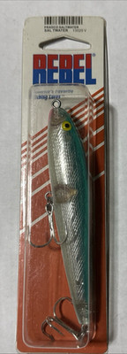Vintage       Rebel Jumpin Minnow  4.5''         Silver / Blue Back