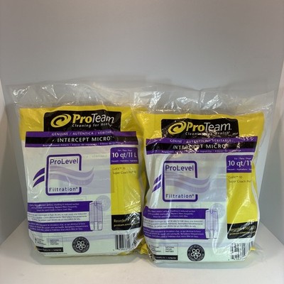 ProTeam 107313 Intercept Micro Filter Bags Two 10 Packs Fits Super Coach Pro 10