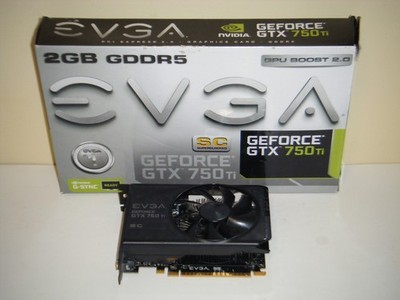 EVGA GeForce GTX 750 Ti SC 2gb GDDR5 PC Graphics Card