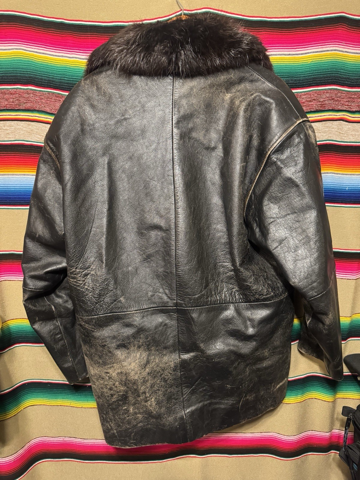 Vintage First Leather Jacket Size Small - image 9
