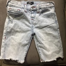 Boys light wash true religion size 7 shorts