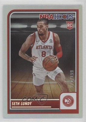 2023-24 Panini NBA Hoops Rookies Silver 172/199 Seth Lundy #244 Rookie RC 10j9