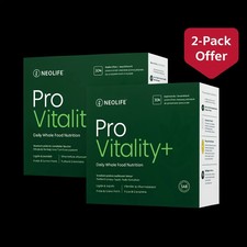 NeoLife Pro Vitality+ 2er Pack • Tägliche Vollwertkost Ernährung • 30 Beutel