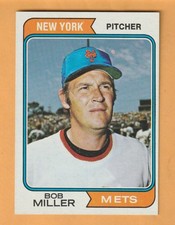Bob Miller New York Mets 1974 Topps #624 St. Louis Billikens