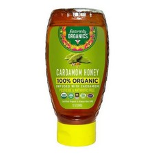 Miel De Cardamome Cru Bio Flacon Squeeze 12 Oz Par Heavenly Organics