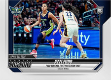 2026 Panini Instant WNBA #18 Azzi Fudd Wings RC Caitlin Clark Fever PRESALE