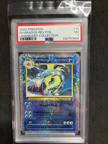 Pokemon Gyarados Reverse Holo Legendary Collection #12/110 PSA 7 NM