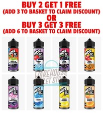 New Day Vapes (NDV) Range 100ml E Liquid VG/PG 70/30 0mg Exp