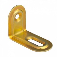 Verstellwinkel GepräGt 40 X 28 X 22 Mm Gelb Verzinkt