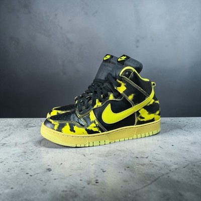 Nike Dunk High 1985 ''Yellow Acid Wash'' sneakers Mens Size 10