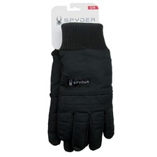 Spyder Insulated Ski Winter Sports Black Gloves Women's Size Small / Medium NEW