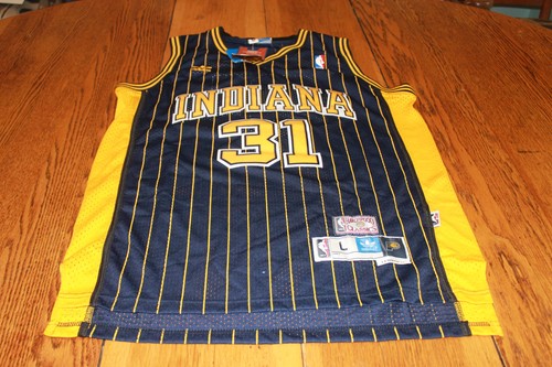 Indiana Pacers Jersey Mens Large NBA Basketball Reggie Miller 31 Adidas - Picture 2 of 8