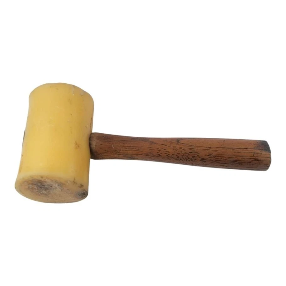 Guirnalda Mazo Nylon 8.5" Roble Mango Corto 3.5" Cabeza Cuero Martillo M37 Foto 4 de 4