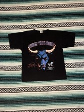 VTG 1999 WWF  Know Your Role The People  s Champion  The Rock Wrestling t shirt L