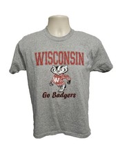 University of Wisconsin Boys Large 14-16 Gray TShirt