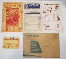 Puck Comic Weekly Club Kit: Button, Membership Card, Booklet+++