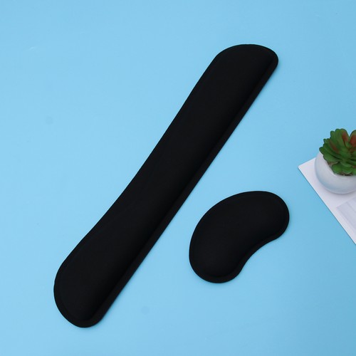 2 Sets Wrist Rest Pad and Mouse Wrist Rest Support Cushion Keyboard Hand Care - 第 1/12 張圖片
