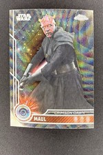 Maul SP Black Wave Refractor 2023 Topps Chrome Star Wars