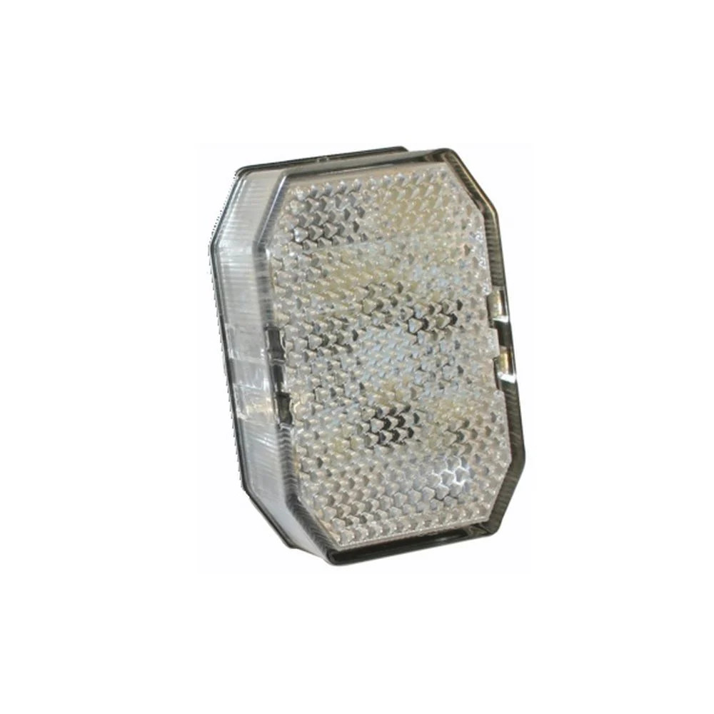 Trailer Flexipoint LED Front Marker Lamp with Reflector - White 0.5m