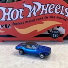 Vintage Hot Wheels Redline 1968 Blue Custom Camaro HK - White Int., NICE! Offer!