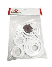 Gottlieb Twin Bill Pinball Machine Replacement Repair Rubber Ring Kit White