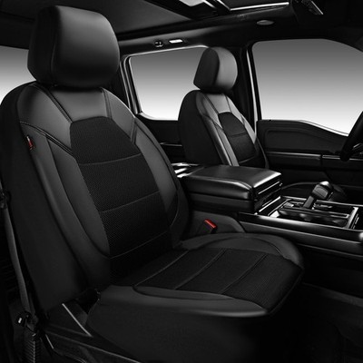 CAR PASS Universal Leather Two Front Seat Covers,Sport seat Covers fits Most ...
