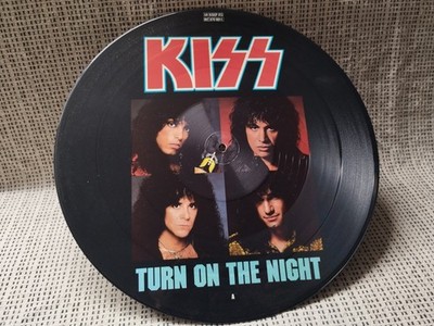Kiss 33t LP 12'' Picture Disc, Turn On The Night, UK 1987 EX! 