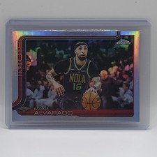 Jose Alvarado 2025-26 Topps Chrome Refractor #144 New Orleans Pelicans NBA