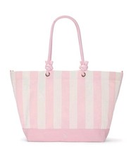Victoria's Secret Heritage Stripe Rope Handle Tote Bag-NEW 