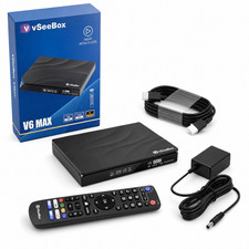 vSeeBox V6 Max Kit TV Box With HDMI 2.1 Backlit Remote Power Cable Free Shipping