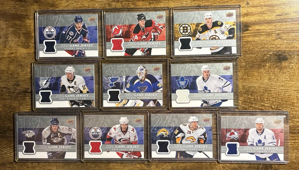 2008-09 Ud Game Jersey Lot Of 19 Foto 3 de 4