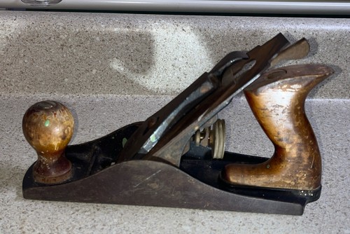H484~ DUNLOP Wood / Bench Plane 9 7/8" Vintage - Picture 2 of 7