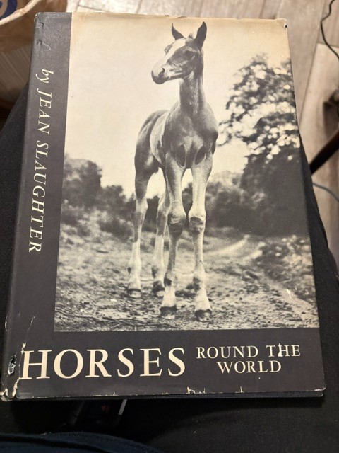 RARE: VINTAGE HORSES ROUND THE WORLD BY JEAN SLAUGHTER 1955