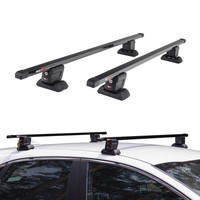 Ridigo - Schwarz Stahl DachträGer FüR - Mazda 3 1 I BK - 5-TüR 04-09 Fixpunkt