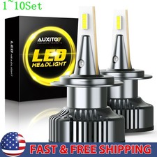 AUXITO H7 LED Headlight Kit Y13 Low Beam Fog Light Bulb 6500K Waterproof 1-10Set