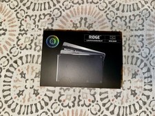 The Ridge Wallet 2.0 Royal Black Blocking Wallet RFID A0449