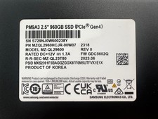 Samsung PM9A3 960GB U.2 PCIE GEN4 NVMe SSD Drive MZ-QL296000 GEN4 PCIE NEW✅❤️️✅