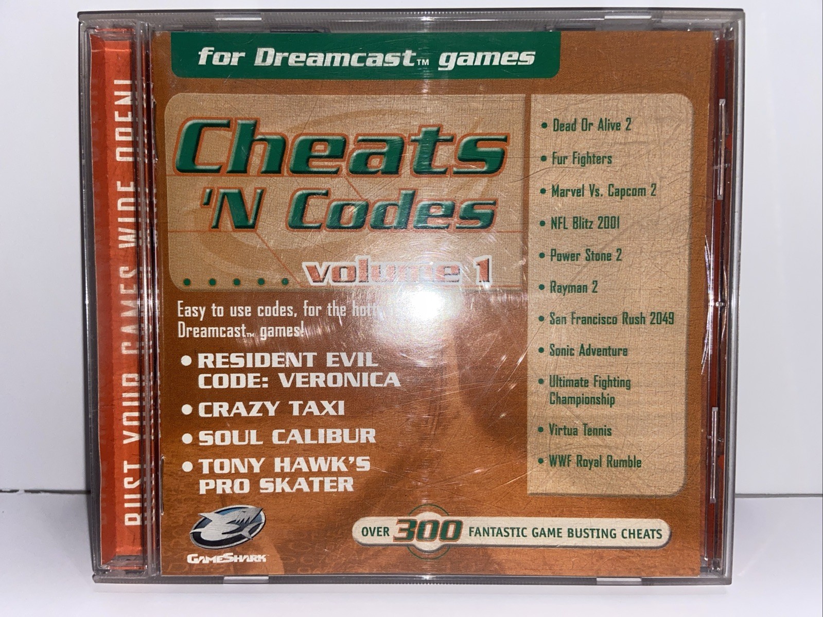 Cheats n Codes Volume 1 for Sega Dreamcast Console Video Game System Tested Work