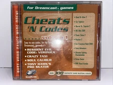 Cheats n Codes Volume 1 for Sega Dreamcast Console Video Game System Tested Work
