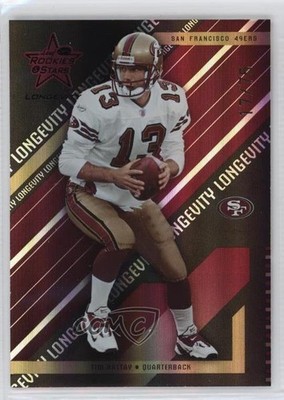 2004 Leaf Rookies & Stars Longevity Black /75 Tim Rattay #77 0q3