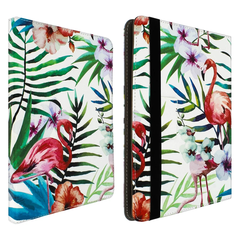 Universal Flip Cover für Tablets von 9'' bis 10'' "Flamingo" Design - Bild 4 von 4