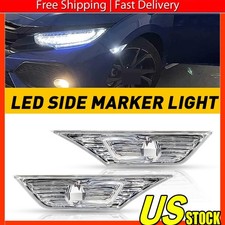 Led Side Marker For Light 2016-2021 Honda Civic Sedanhatchbackcoupe Clear Lens