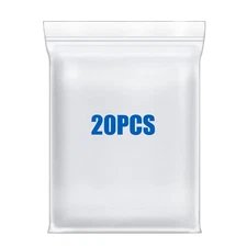 14" x 18" Large Thick Clear Zip Seal Lock Storage Bags 2 Gallon Heavy-Duty 4 ...