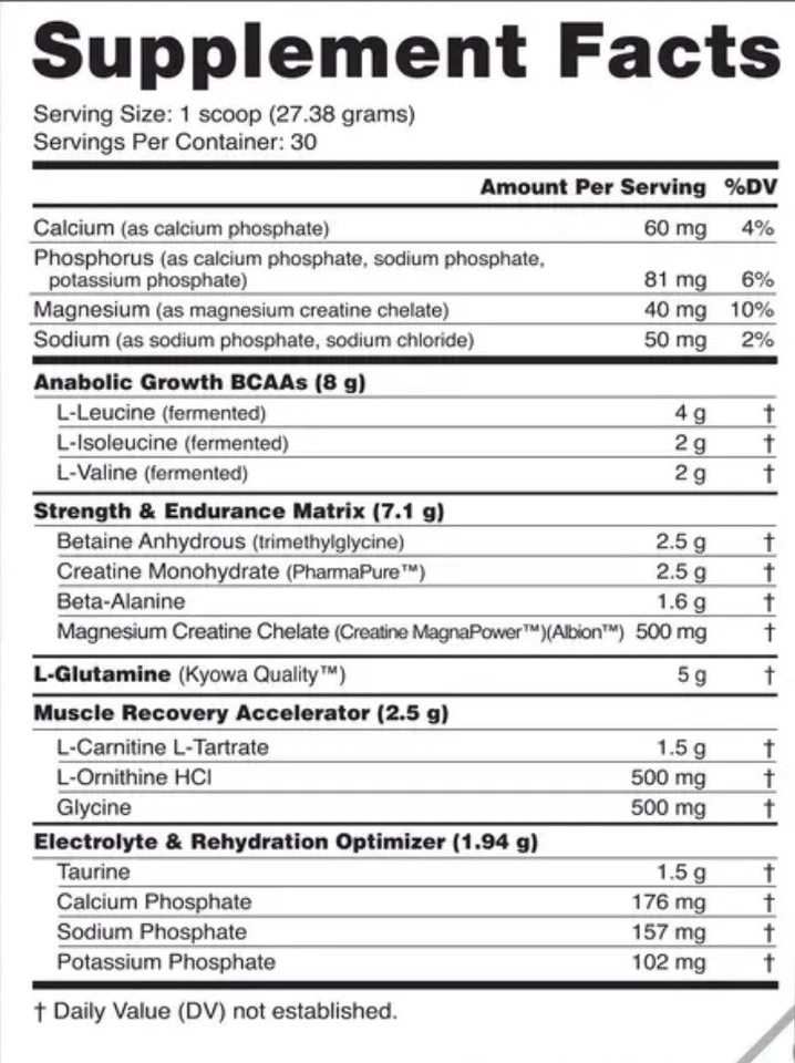 Reload Recovery Matrix Post - Bomba de limão morango - 30,3 oz (NutraBio) - Imagem 2 de 2