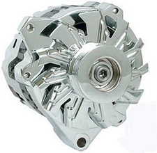 POWERMASTER Polished GM Alternator 105 Amp W/Serpentine Pul 27861